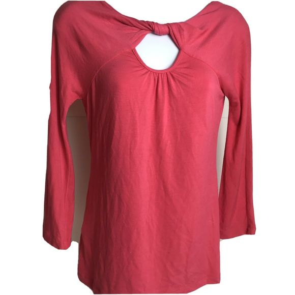 Bcbg Maxazria 3/4 Sleeve Rayon Top - Picture 1 of 7